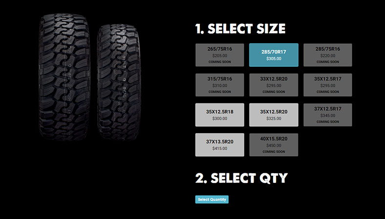 A thumbnail of Patriot Tires's landing page